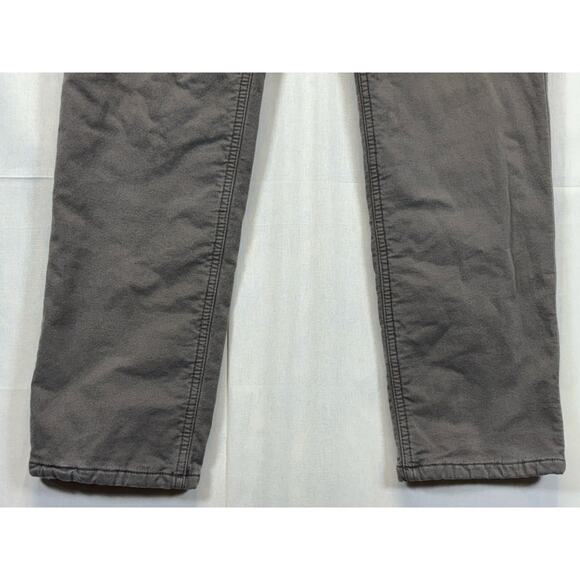 Carhartt Women’s Fleece Lined Relaxed Fit Work Pants 34x28 Brown - Picture 10 of 14